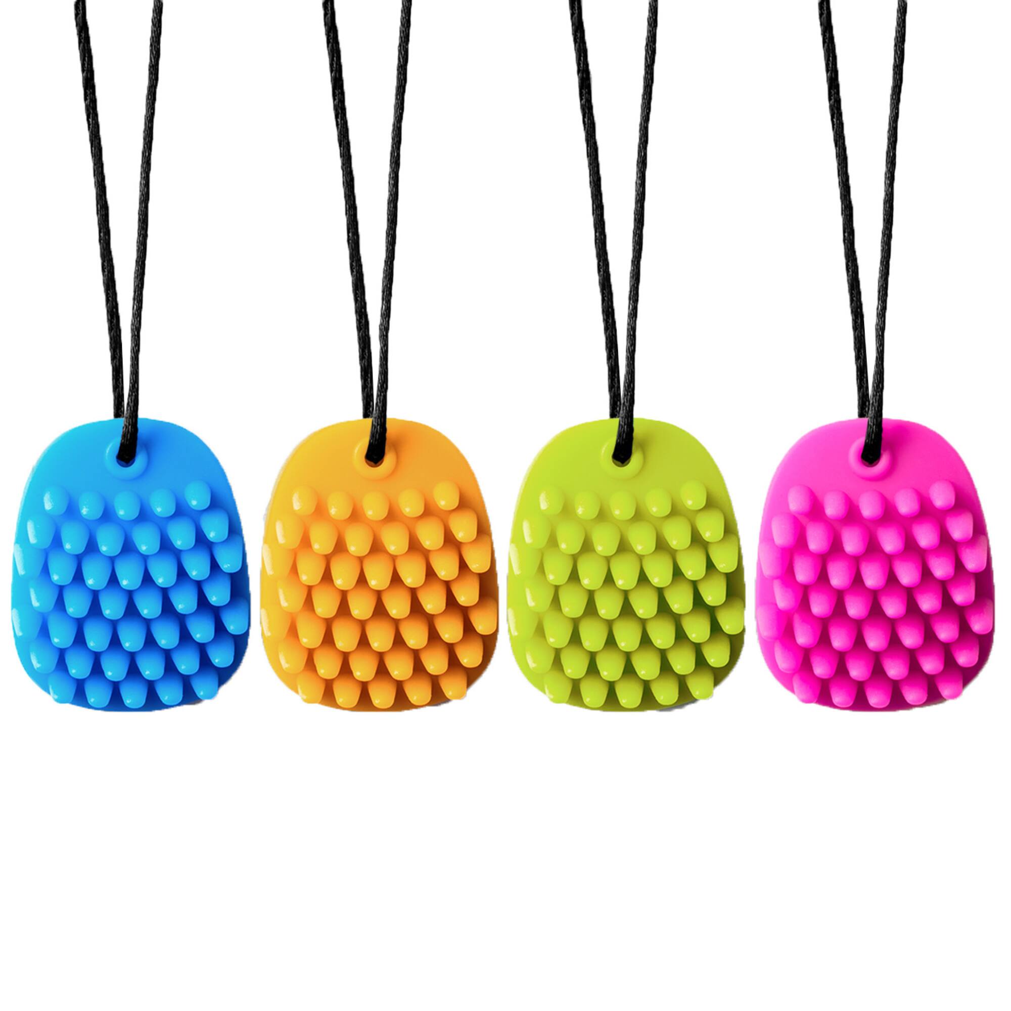 Hedgehog Chewy Necklace Set, Pack of 4